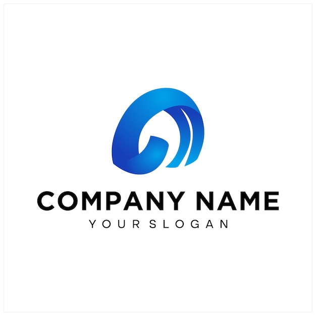 Carta resumida Una plantilla de diseño de logotipo Ícono vectorial