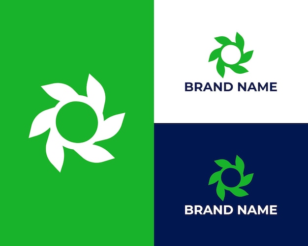 Carta RO Agricultura plantilla de diseño de logotipo moderno
