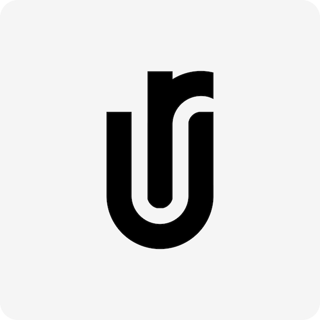 carta ur logo diseño vector imagen arte línea