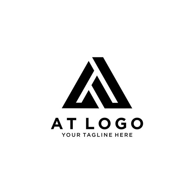 Carta en vector de diseño de logotipo