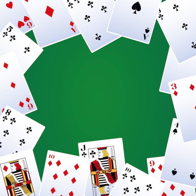 Cartas de ocio de poker