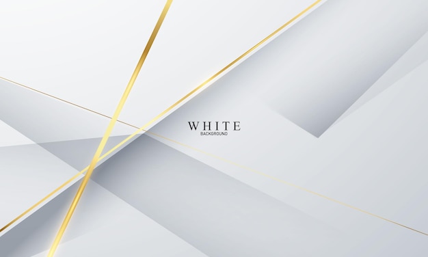 Cartel abstracto de fondo de oro blanco con dinámica. Ilustración de vector de red de tecnología.