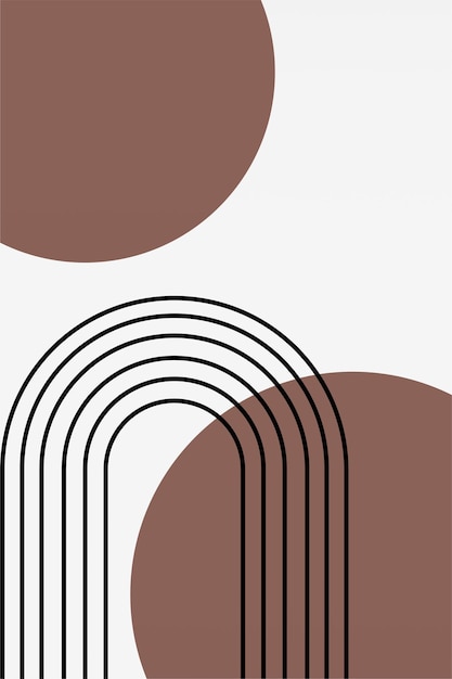Cartel abstracto de mediados de siglo Moderno Impresiones de colores Arte geométrico Impresión Formas geométricas Impresión contemporánea Arte mural abstracto