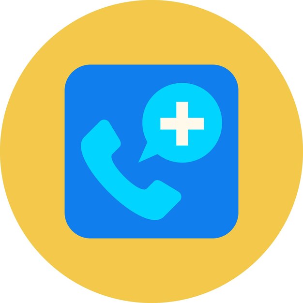 un cartel amarillo y azul que dice un teléfono en él