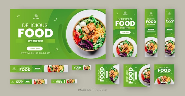 un cartel para un anuncio de alimentos para una aplicación de alimentos