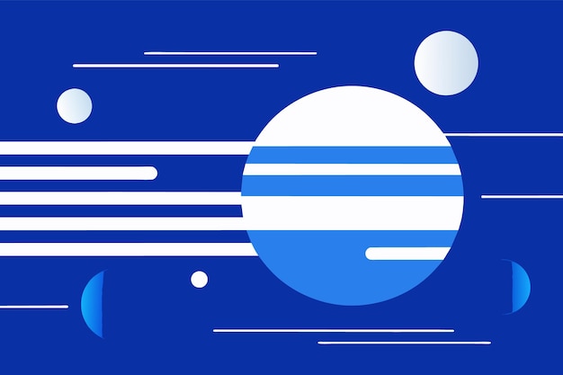 un cartel azul con las palabras planetas en él