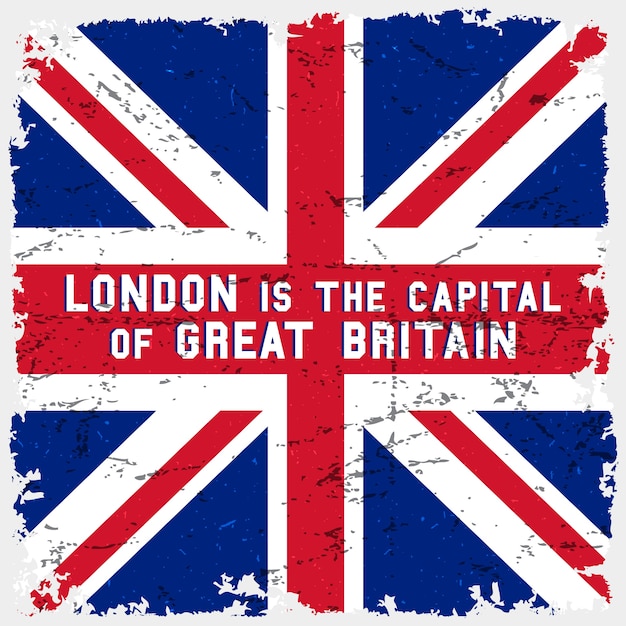 Cartel de la bandera de inglaterra