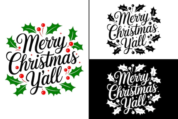 un cartel en blanco y negro con una corona que dice Feliz Navidad