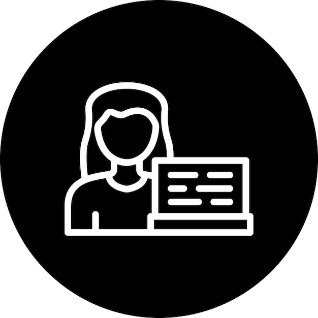 un cartel en blanco y negro que dice una mujer trabajando