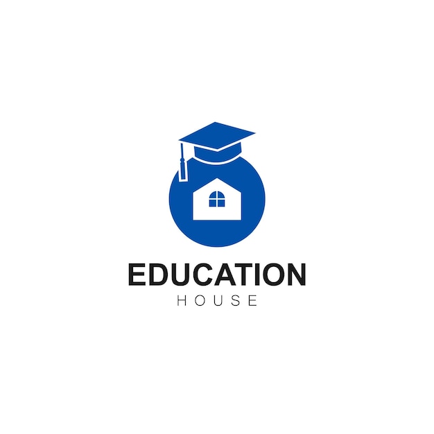 un cartel blanco que dice casa de la educación