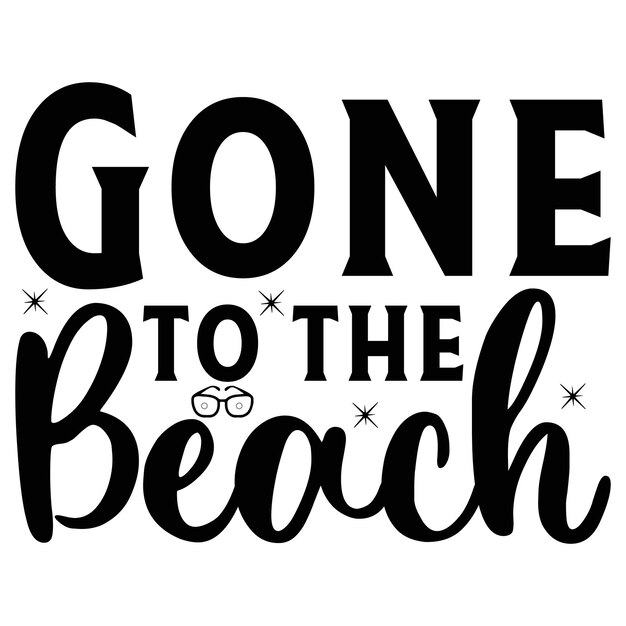 un cartel blanco que dice ir a la playa