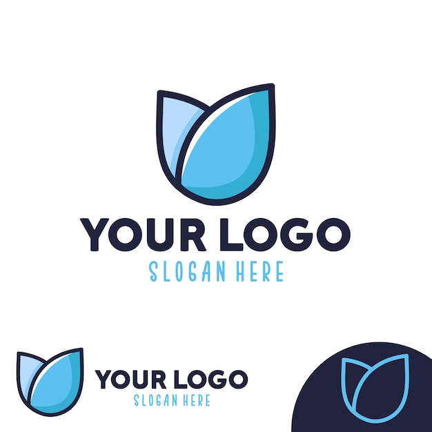 un cartel blanco que dice su logotipo en él