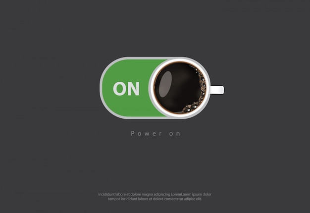 Cartel de café anuncio Flayers ilustración vectorial