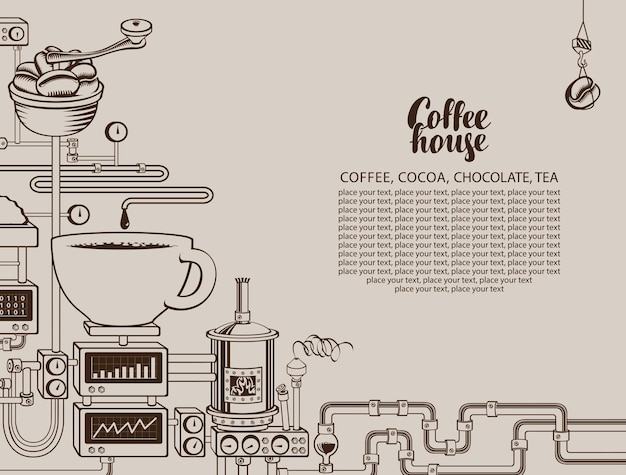 cartel para cafeteria