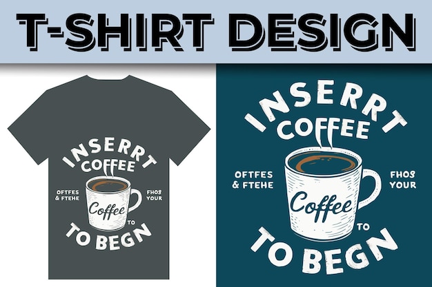 un cartel con una camiseta que dice diseño de camiseta