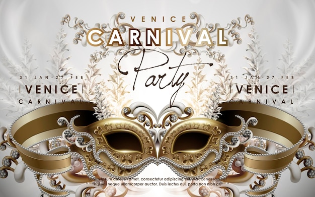 El cartel del Carnaval de Venecia