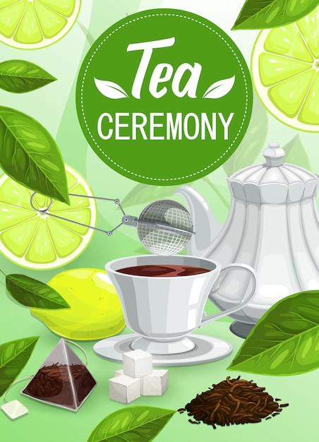 Cartel de la ceremonia del té