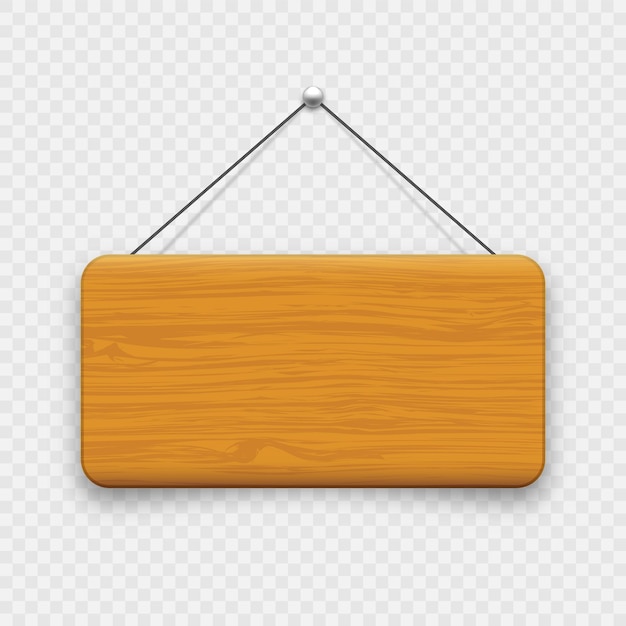 Cartel colgante de madera hecho de cartel de puerta de madera para un café, un restaurante, un bar o un anuncio de tienda minorista