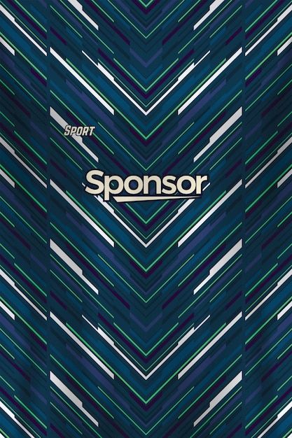 un cartel colorido para el deporte