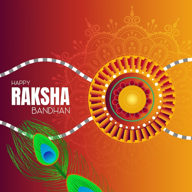 Un cartel colorido para rakssa bandhan