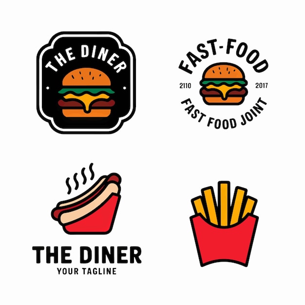 un cartel para la comida del restaurante del restaurante