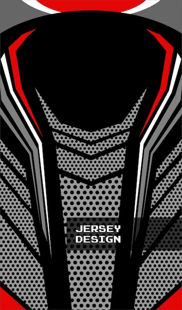 Un cartel para una compañía de diseño de jerseys llamada jersey design.