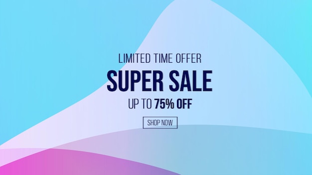 Cartel de compras de venta o fondo de banner. Diseño de plantilla de banner de ventas flash para redes sociales