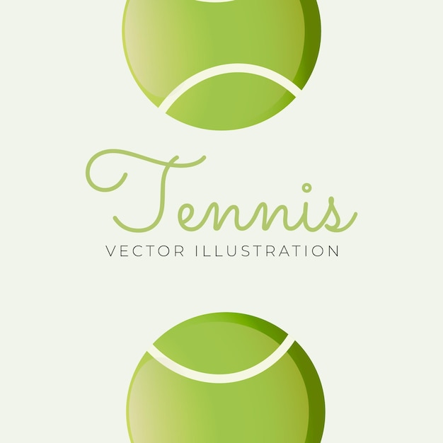 Un cartel del concepto de tenis para la competencia deportiva