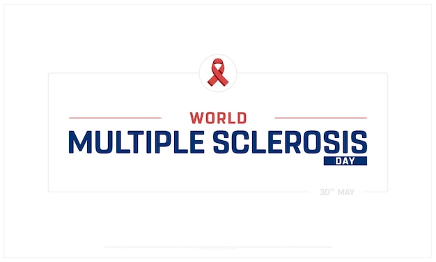 Cartel de concienciación para el Día Mundial de la Esclerosis Múltiple