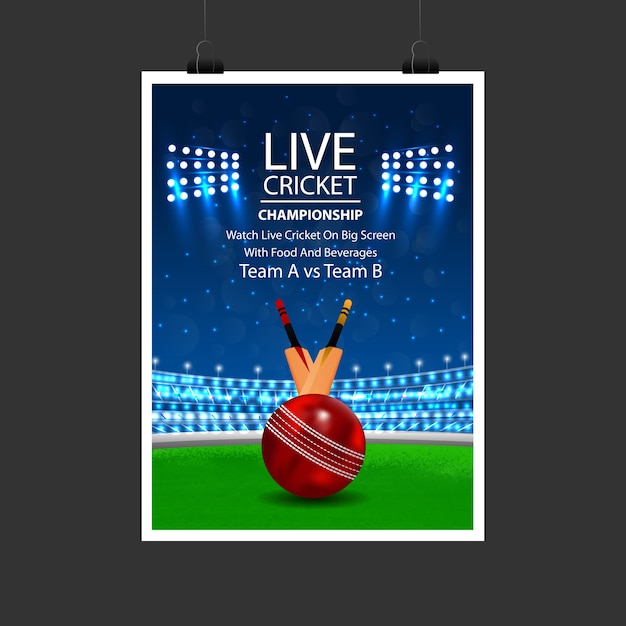 Cartel de cricket