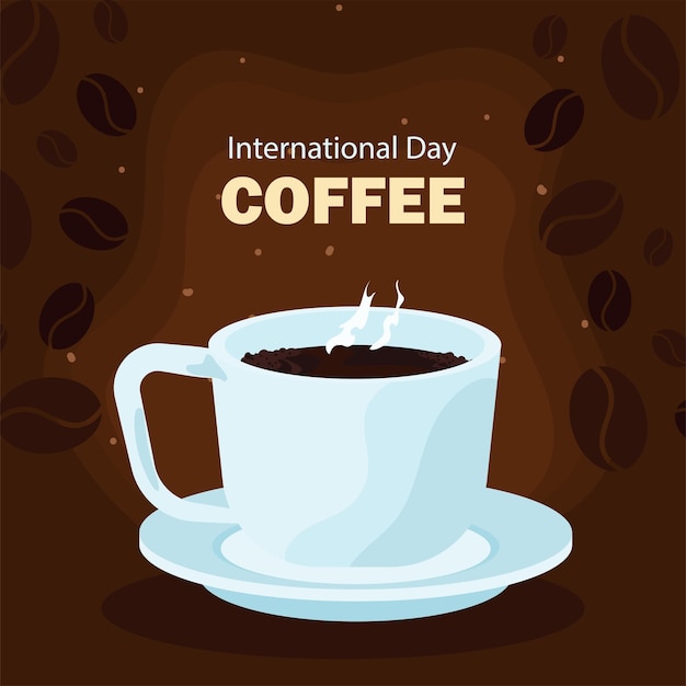 Cartel del día internacional del café