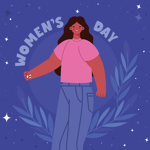 Vector cartel del día de la mujer