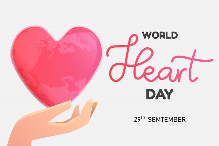Vector cartel del día mundial del corazón