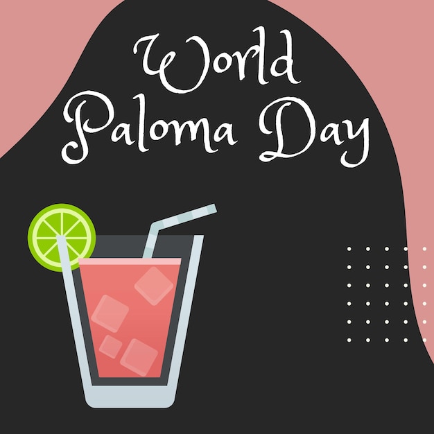 Cartel del día mundial de la paloma adecuado para publicación en redes sociales