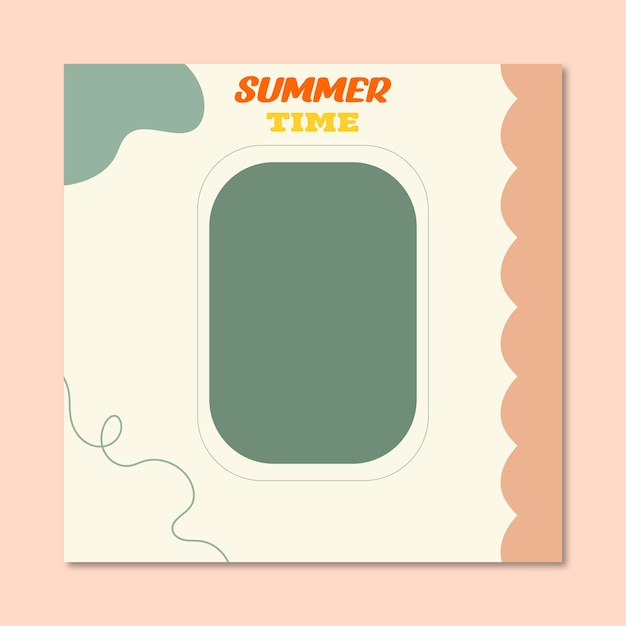 Cartel digital de verano