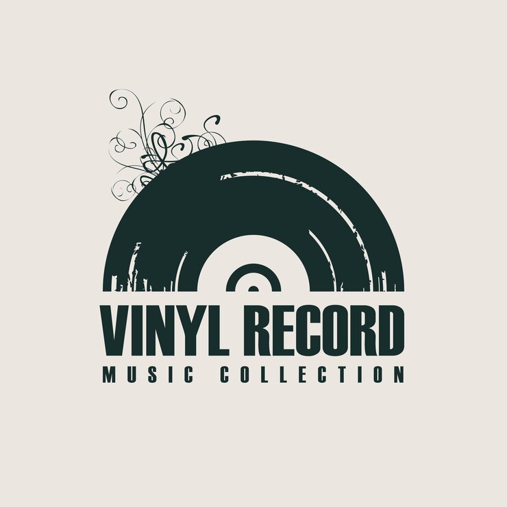 Vector cartel de disco de vinilo