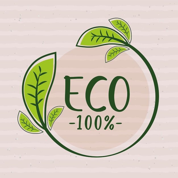 Cartel de la etiqueta ecológica