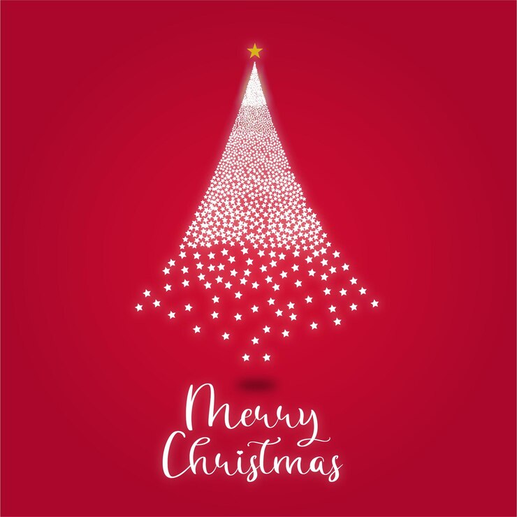 Cartel de Feliz Navidad, x mas árbol, Feliz Navidad