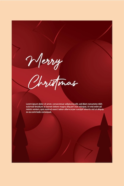 Cartel de feliz navidad