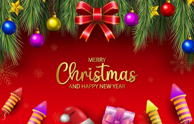 Cartel de feliz navidad