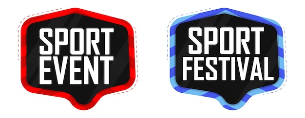 un cartel para un festival de música con un fondo azul y negro