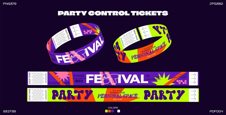 Vector un cartel para una fiesta llamada boletos de fiesta.