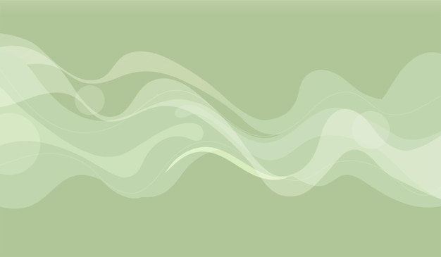 Cartel de flujo colorido moderno Pintura de color de forma líquida de onda Líneas simples en movimiento