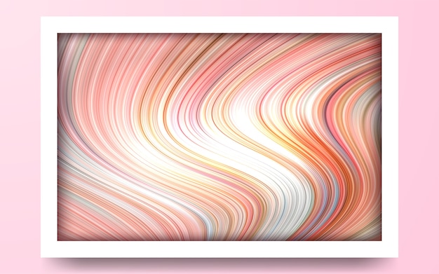 Cartel de flujo colorido moderno con plantilla de fondo de forma líquida wave