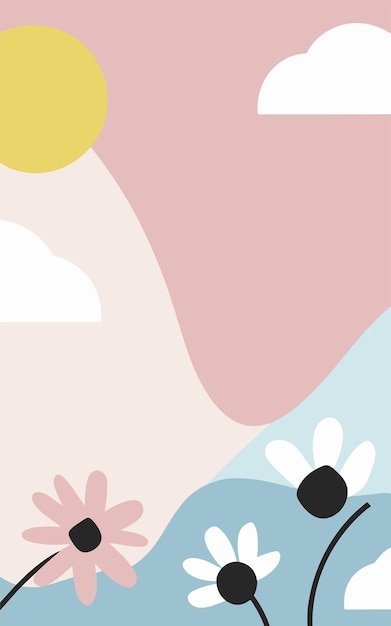 Cartel de fondo abstracto