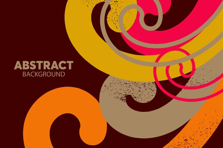 Vector un cartel con un fondo amarillo y naranja con efecto grunge