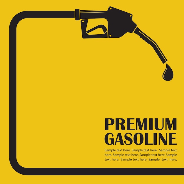 Cartel de la gasolinera