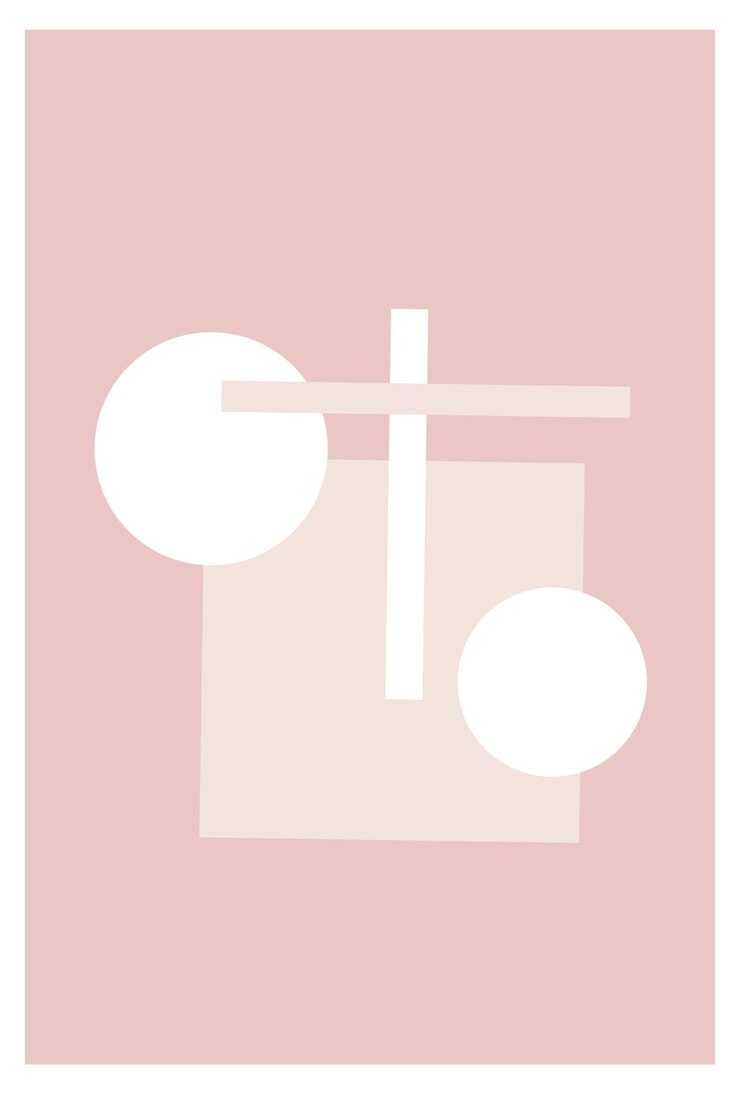 Cartel gráfico monocromo minimalista Boho plantilla de cartel simple contraste cartel gráfico de arte moderno