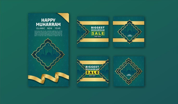 Cartel Gran Venta Muhharam Day Año Nuevo Moeslim