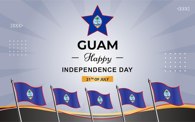 Cartel de Guam para el Día de la Independencia